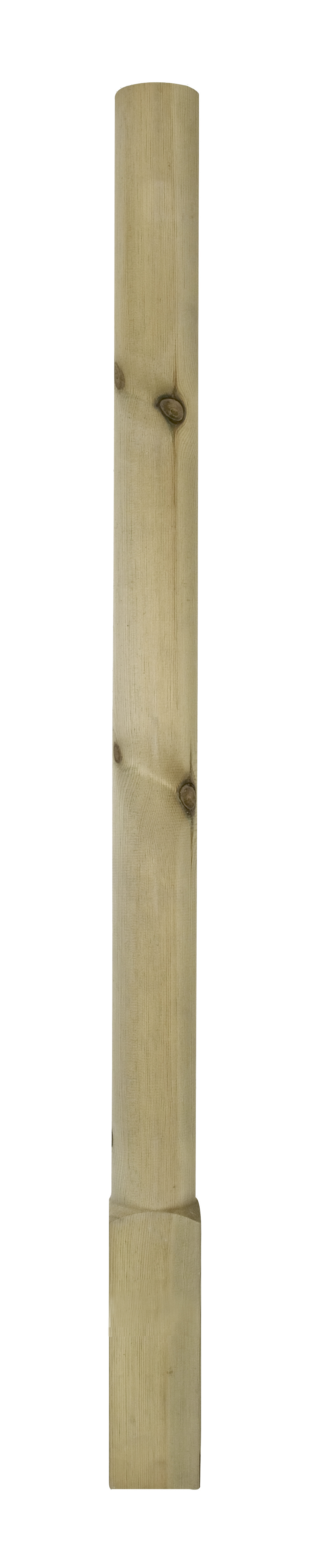 1 Softwood Round Newel 1375mm