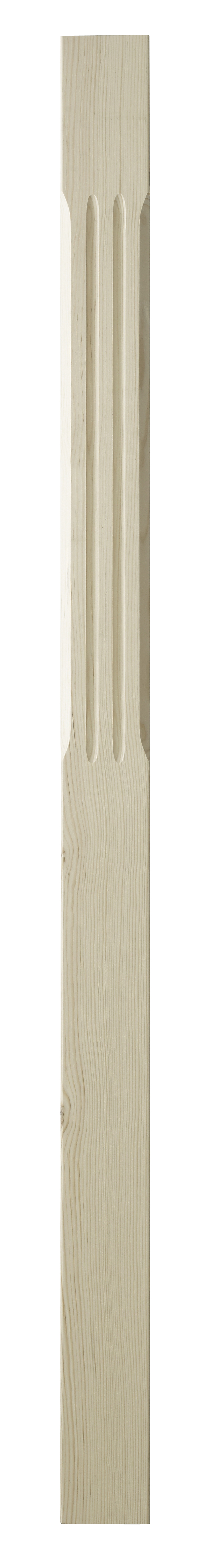 1 Pine Stop Chamfer Fluted Newel 1500 90