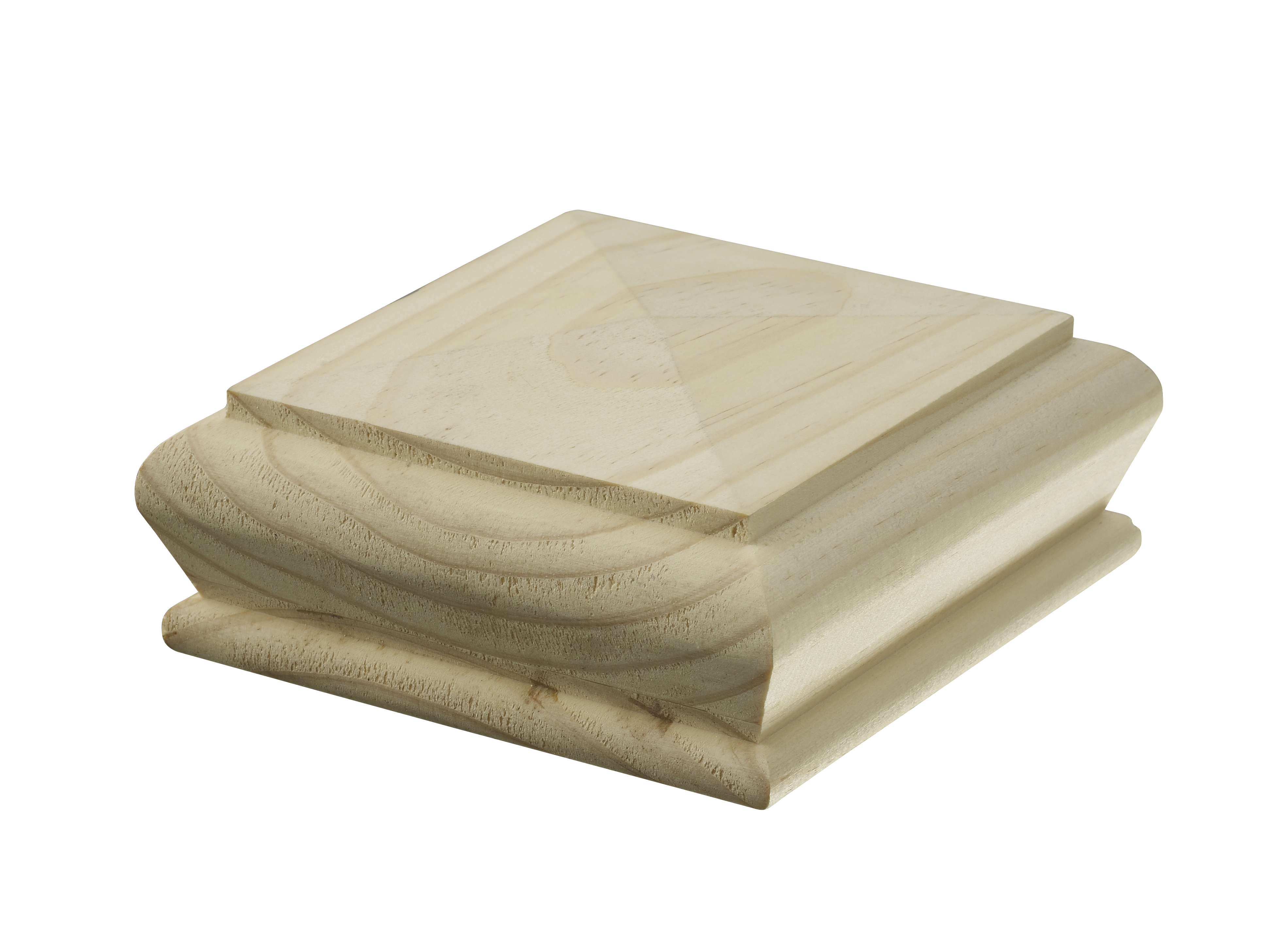 Pine Pyramid Newel Cap 90