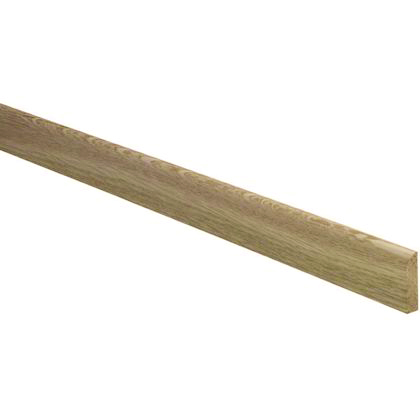 15 Oak Flat D-Shape Mouldings 8 x 34 x 2400mm